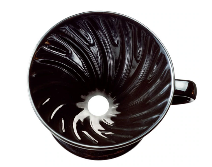 Hario - V60-02 Ceramic - Tetsu Kasuya Model - Black