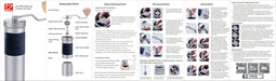 JX Pro hand grinder. Manual Grinder cleaning instructions. Manual describing how to clean your grinder