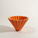 Mino porcelain, Origami dripper, Orange