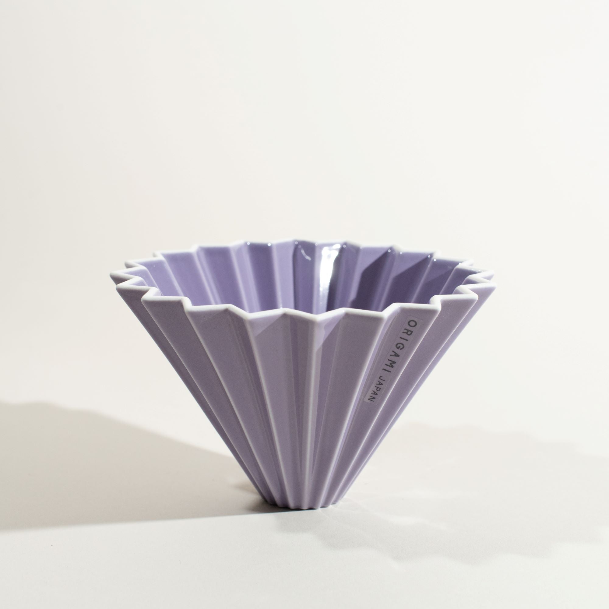Mino porcelain, Origami dripper small, Purple