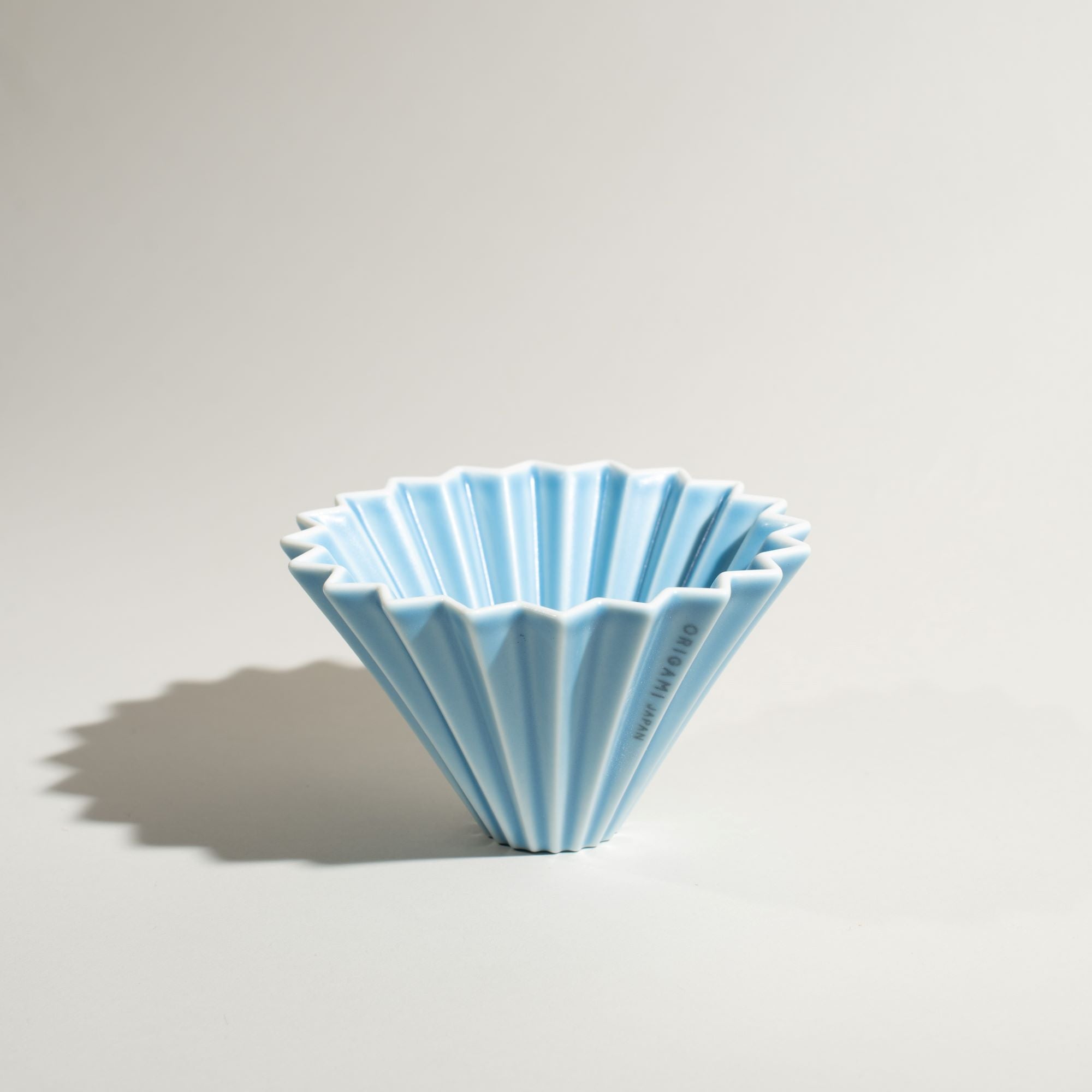 Mino porcelain, Origami dripper small, Matte blue