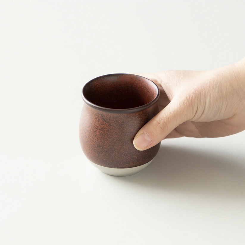 Pinot matcha flavour cup Origami, Sunset red