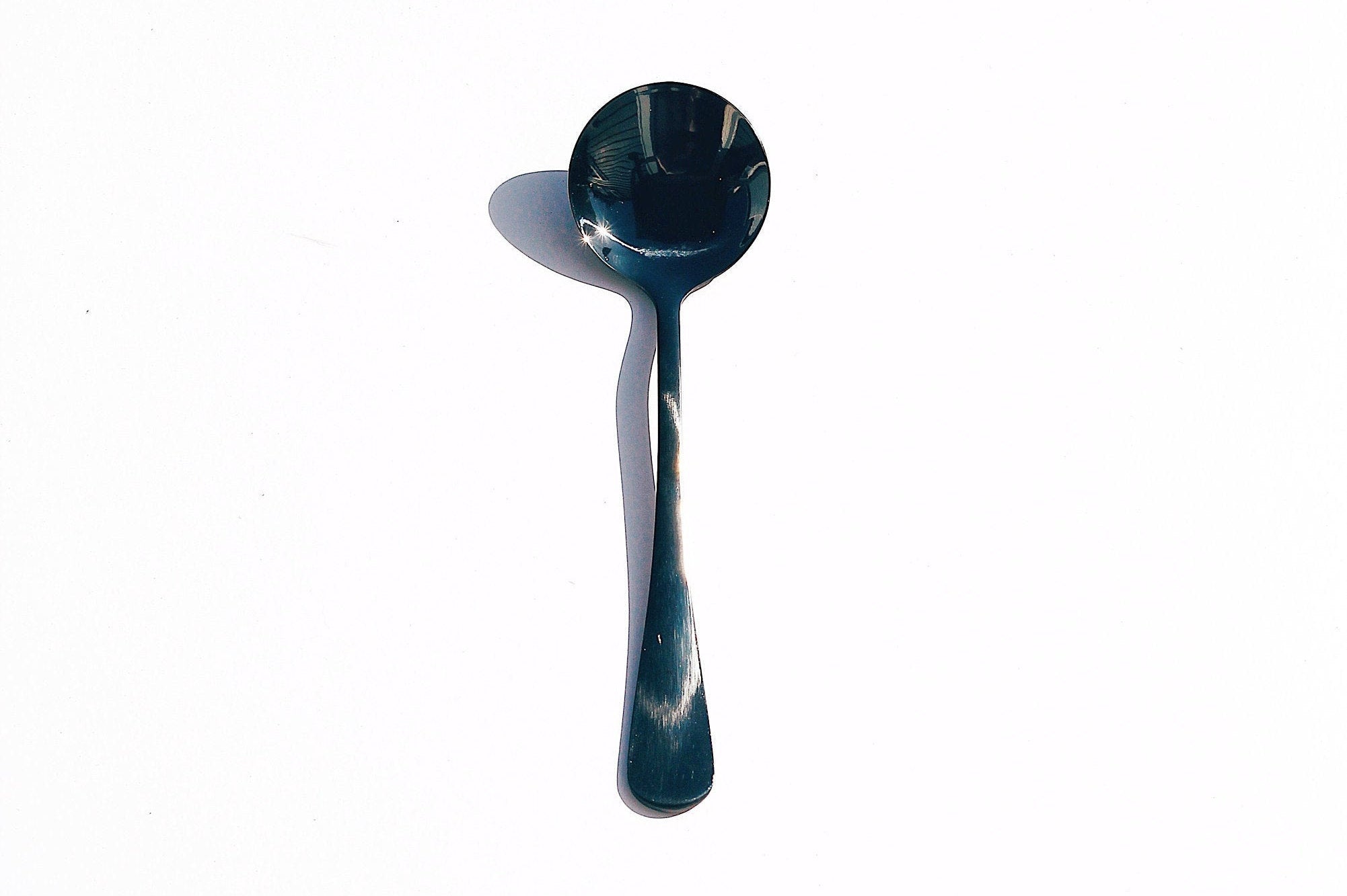 Umeshiso - Cupping Spoon | Goth Black