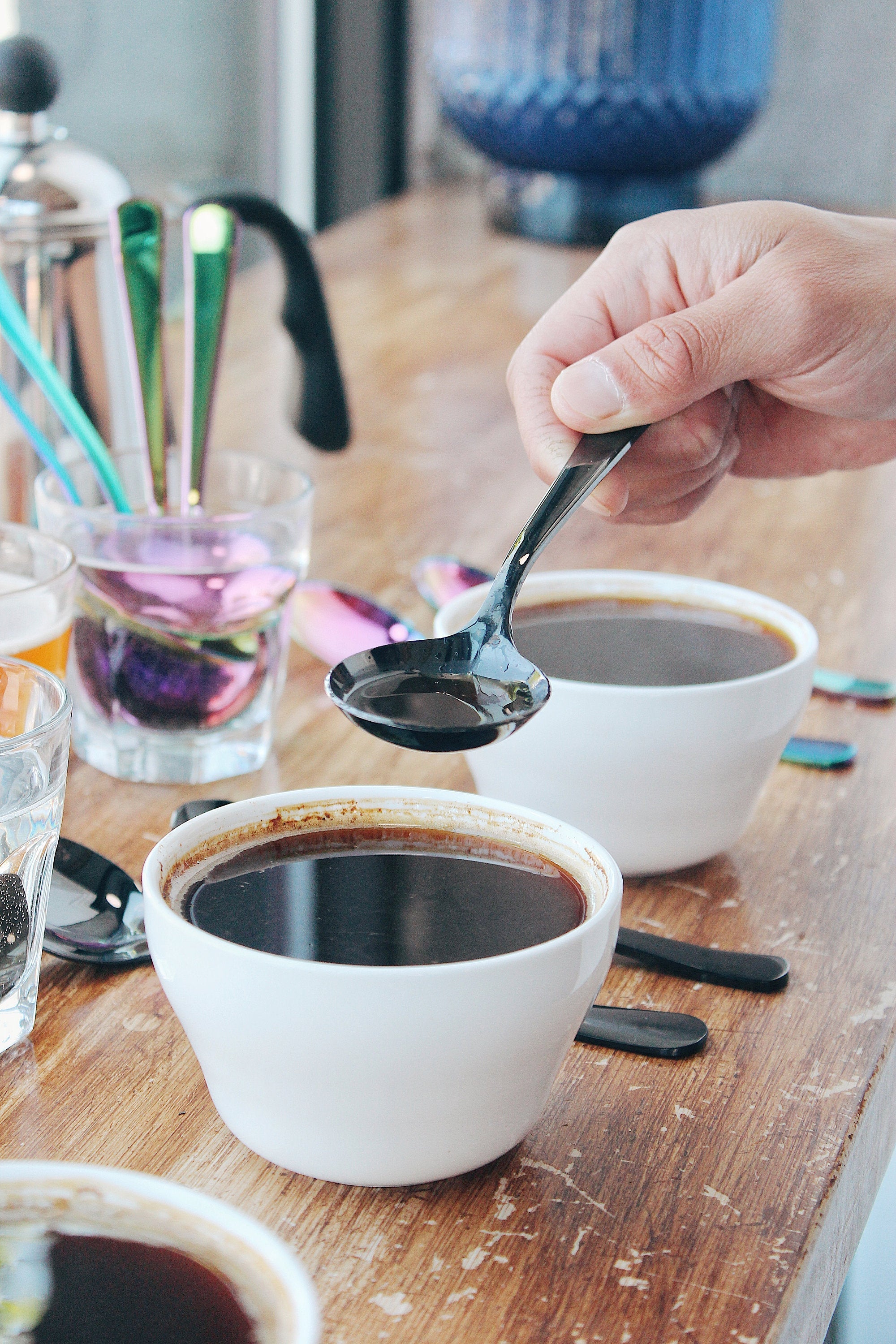 Umeshiso - Cupping Spoon | Goth Black